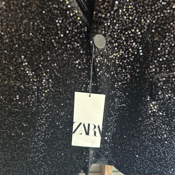 Zara Sequined Blazer BNWT XLarge Bloggers Favorite! - Picture 15 of 15